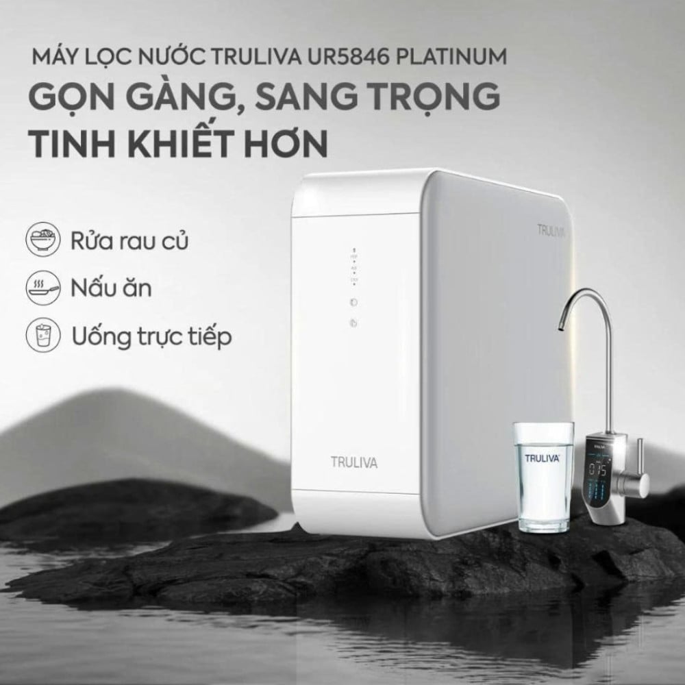 Máy lọc nước âm tủ bếp Truliva UR5840 - Hàng chính hãng