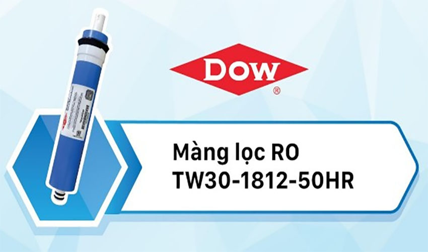 Màng lọc RO DOW TW30-1812-50HR của Máy lọc nước trung tính Daikiosan DSW-32008I