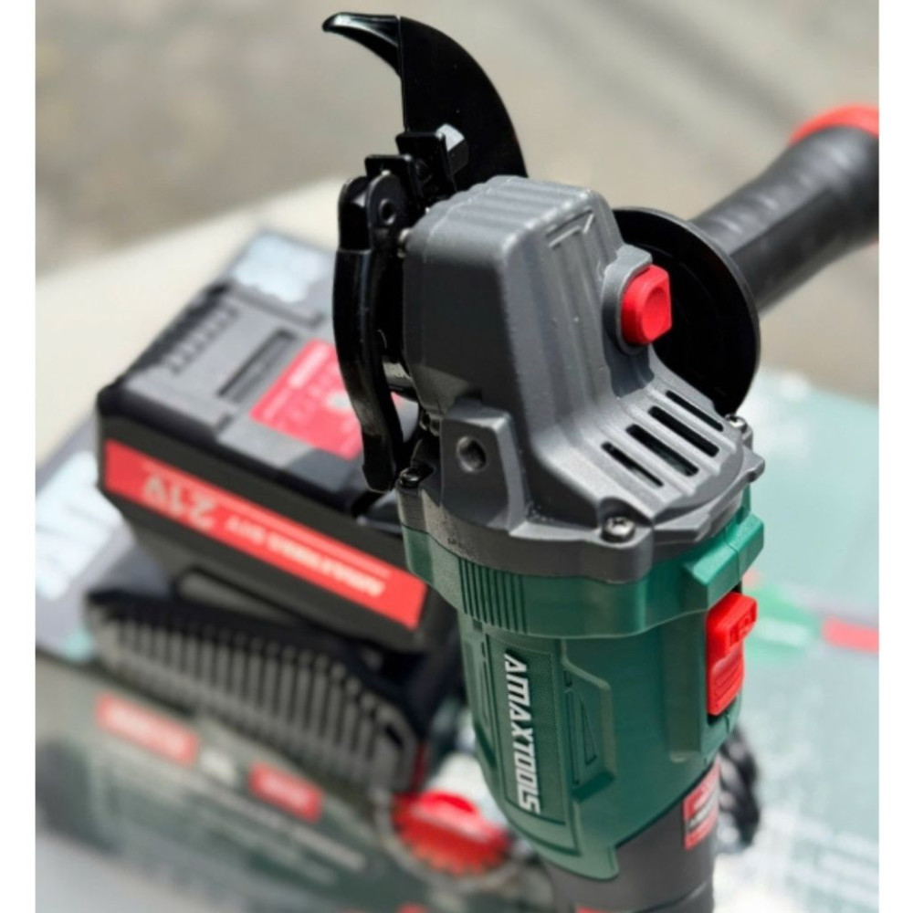 Máy mài góc dùng pin Amaxtools AM100C-COMBO - Hàng chính hãng