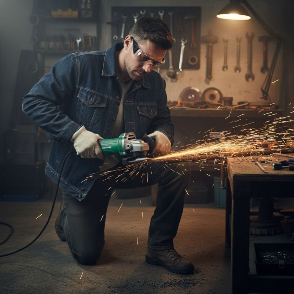 Máy mài góc 950W Amaxtools AMD950BL - Hàng chính hãng