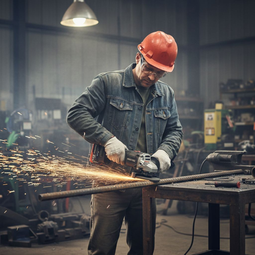 Máy mài góc dùng pin 21V Amaxtools AM100-SM - Hàng chính hãng