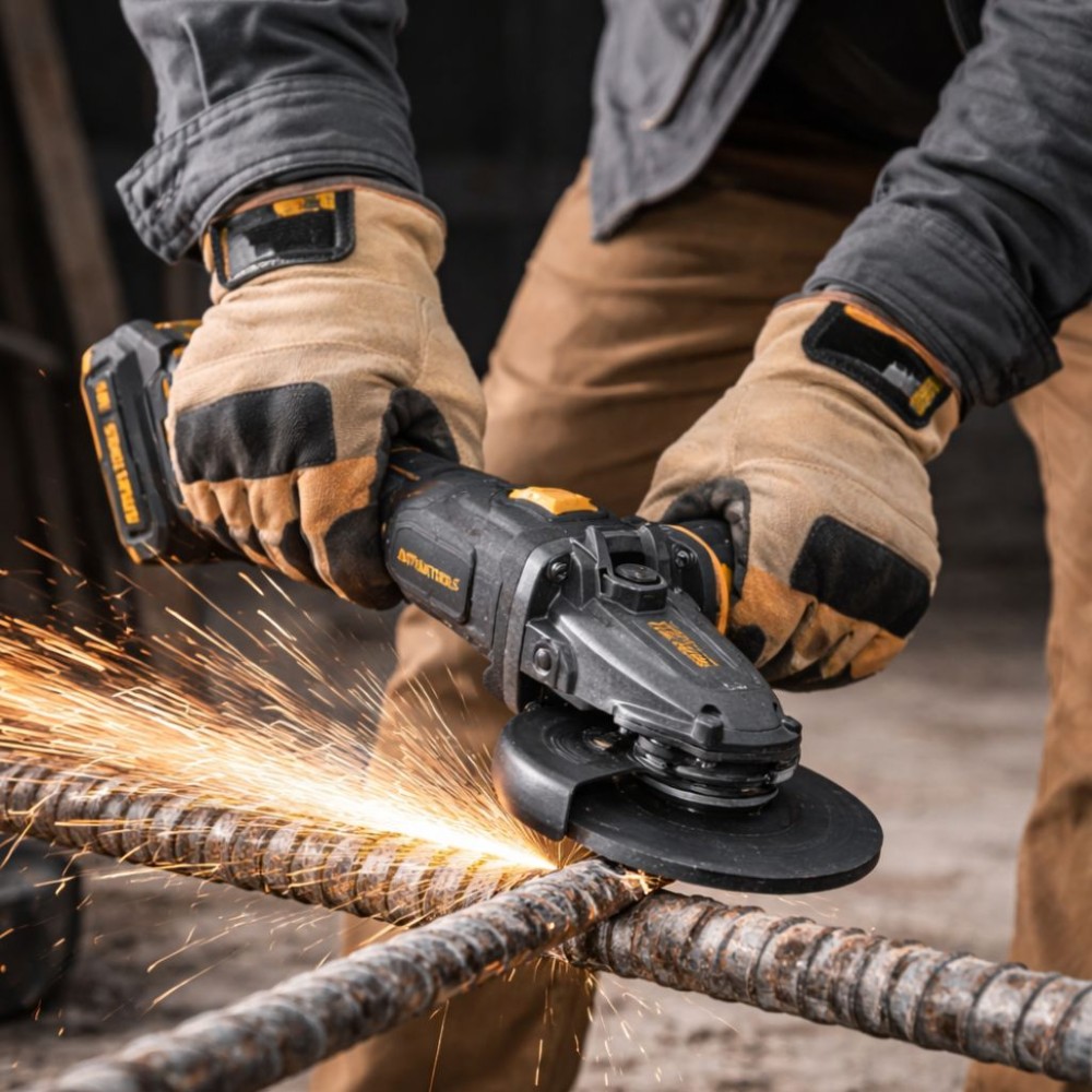 Máy mài góc dùng pin Amaxtools AM125CS-SM  - Hàng chính hãng