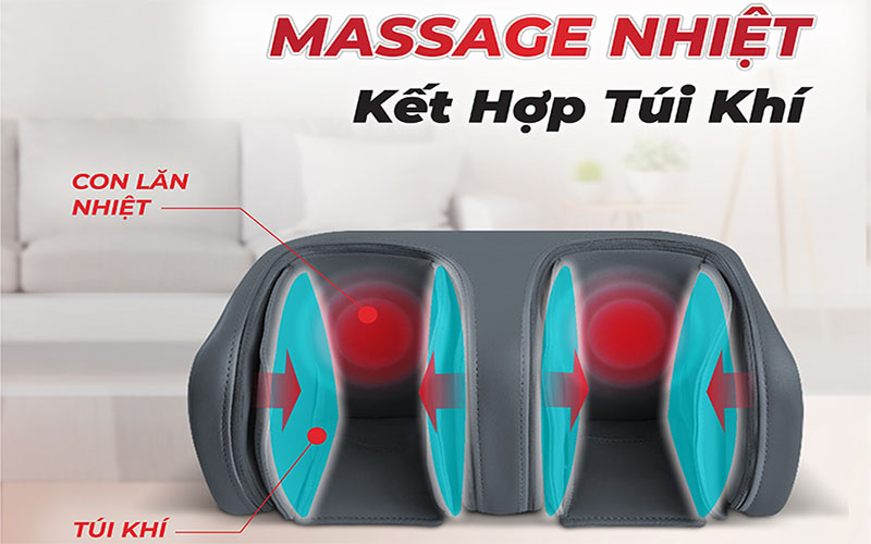Công nghệ massage của Máy massage chân Đại Việt DVMC-00005