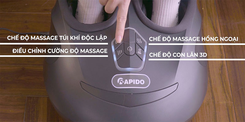 Máy massage chân Rapido RFM36 - Hàng chính hãng
