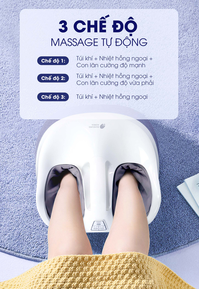 Máy massage chân Buheung MK-417 - Hàng chính hãng