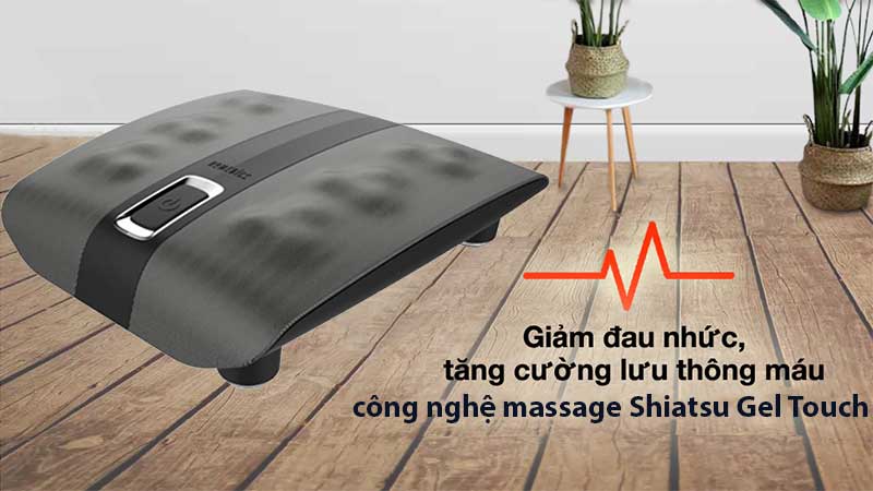 Công nghệ massage Shiatsu Gel Touch của Máy massage chân Homedics FMS-271HA