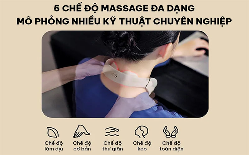 Chế độ massage của Máy massage cổ SKG 4098-3