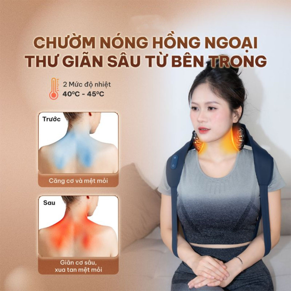 Máy massage cổ vai gáy Kata MS8 - Hàng chính hãng