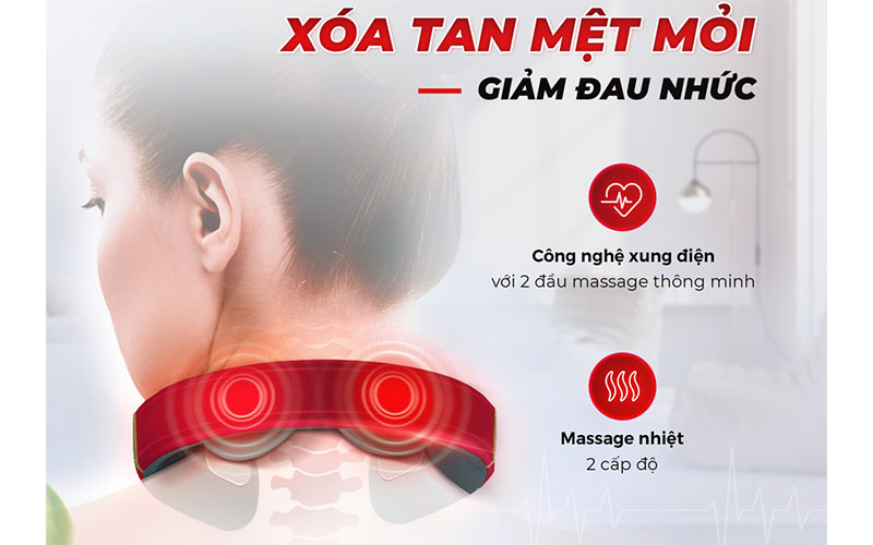 Công nghệ massage của Máy massage cổ xung điện Đại Việt DVMG-00003