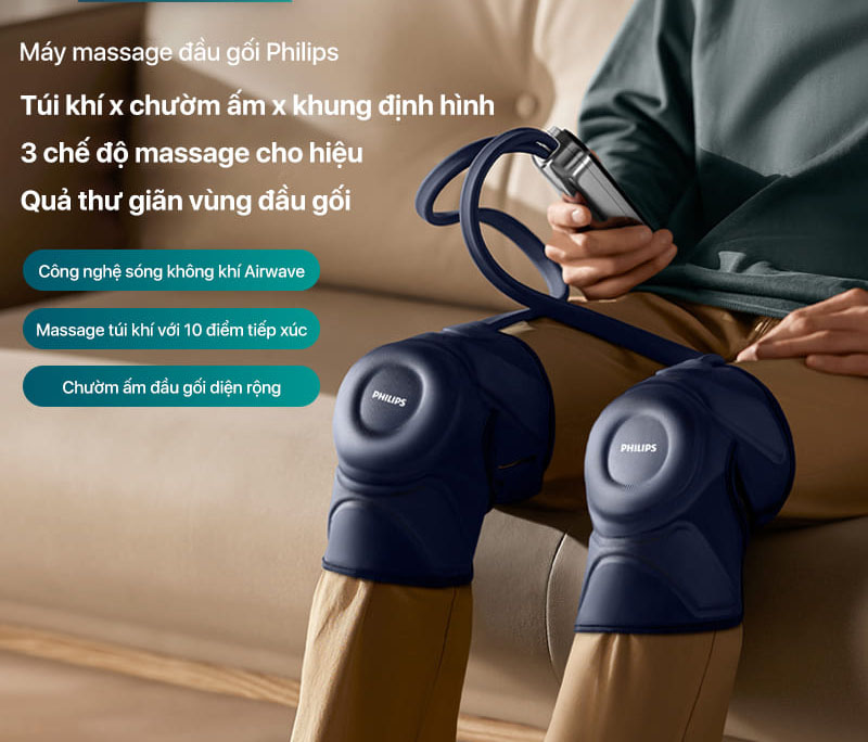 Máy massage đầu gối đa năng Philips PPM5521