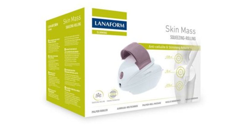 Hộp đóng gói của máy massage làm mịn và săn chắc da Lanaform Skin Mass LA110220