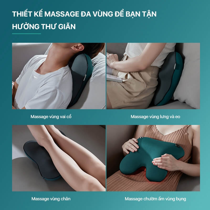 Được trang bị đến 4 chế độ massage khác nhau, đa dạng hơn