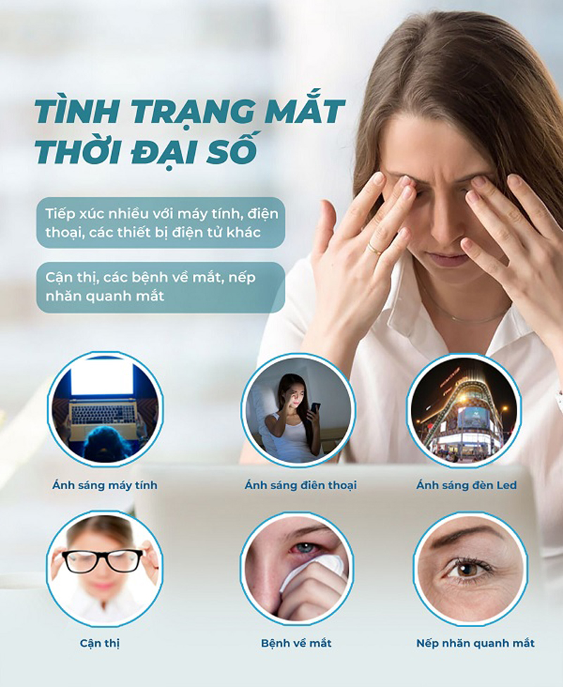 Giamr căng thẳng, nhức mỏi mắt do sử dụng thiết bị điện tử