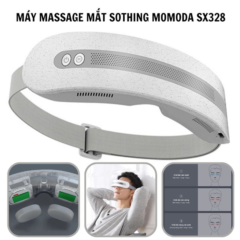 Máy massage mắt nóng lạnh Momoda SX328 