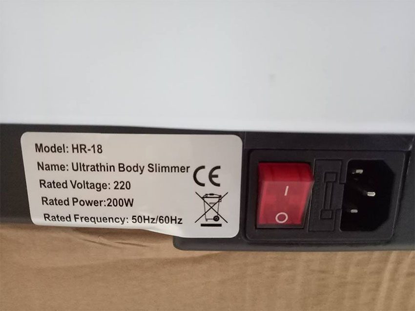 Thông số của Máy rung lắc toàn thân Tengermai Ultrathin Body Slimmer HR-18