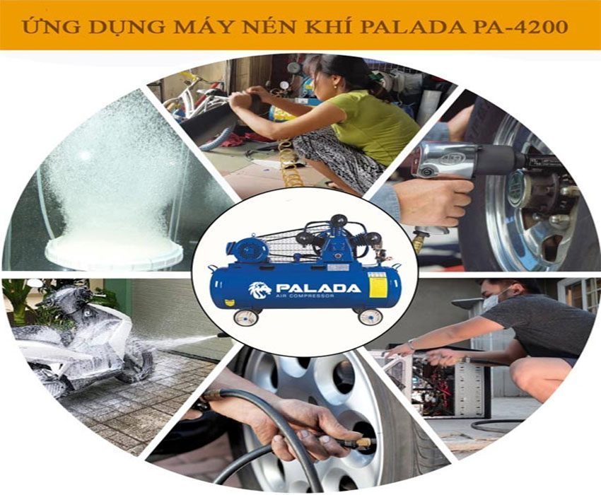 Ứng dụng của Máy nén khí Palada PA-4200-W-0.36/8