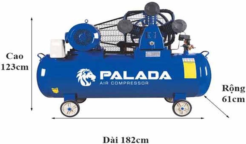 Thông số của Máy nén khí Palada PA-75300L- TA-0.67/8