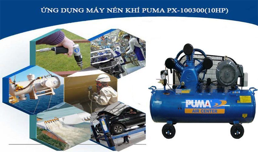 Ứng dụng của Máy nén khí Puma PX-100300