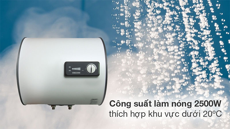 Công suất của Máy nước nóng gián tiếp Stiebel Eltron 30 lít 2500W ESH-30-H-Plus-T-VN