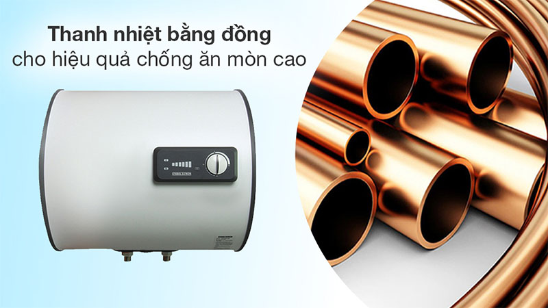 Thanh nhiệt đồng của Máy nước nóng gián tiếp Stiebel Eltron 30 lít 2500W ESH-30-H-Plus-T-VN