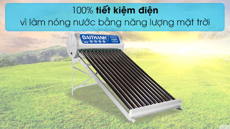 Máy nước nóng năng lượng mặt trời Đại Thành 130 lít Vigo 58-12