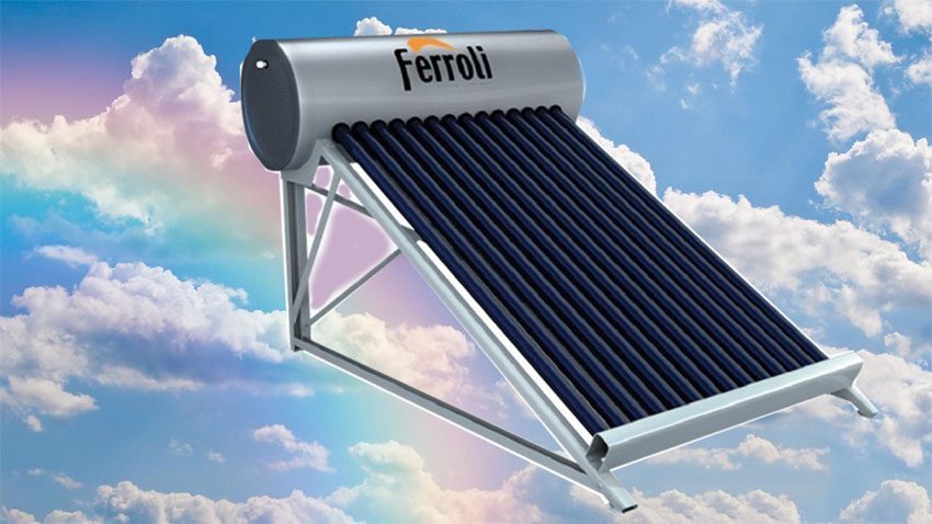 Chức năng của máy nước nóng năng lượng mặt trời Ferroli EcoSun 160L