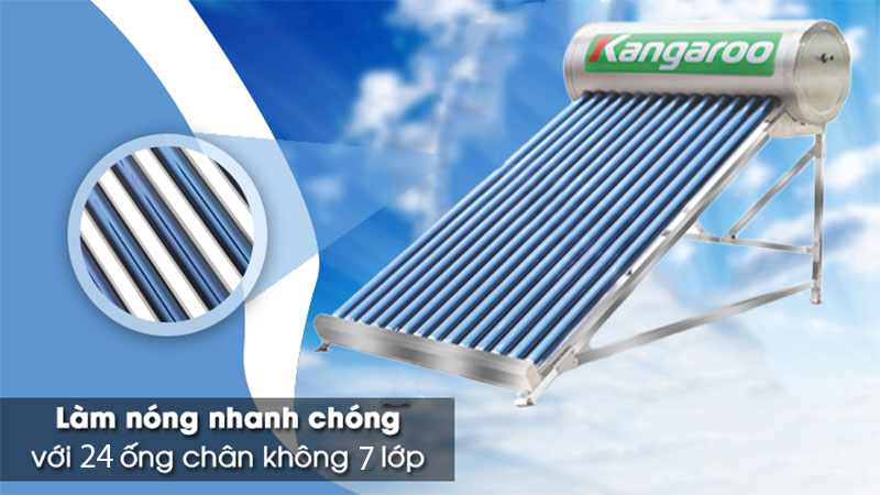 Ống chân không của Máy nước nóng năng lượng mặt trời Kangaroo PT2426