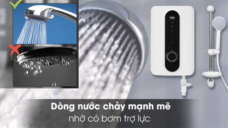 Bơm trợ lực của Máy nước nóng trực tiếp Beko 3500W BWI35S2D-213