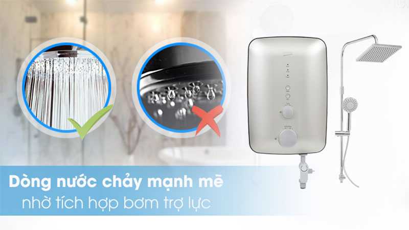 Bơm trợ lực của Máy nước nóng trực tiếp Beko 4500W BWI45S1D-242