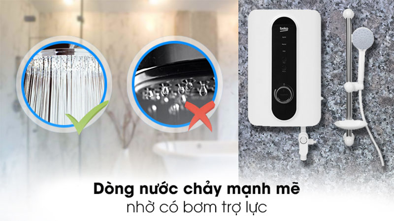 Bơm trợ lực của Máy nước nóng trực tiếp Beko 4500W BWI45S2D-213