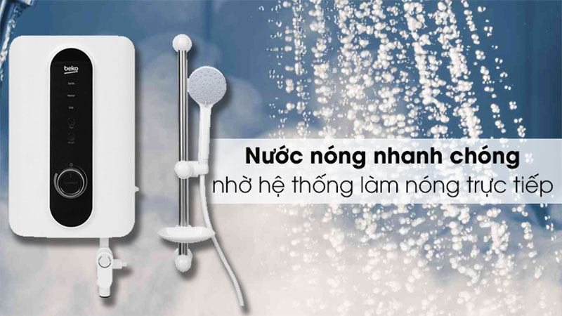 Cơ chế làm nóng nước của Máy nước nóng trực tiếp Beko 4500W BWI45S2D-213