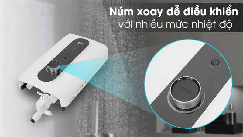 Bảng điều khiển của Máy nước nóng trực tiếp Beko 4500W BWI45S2N-213