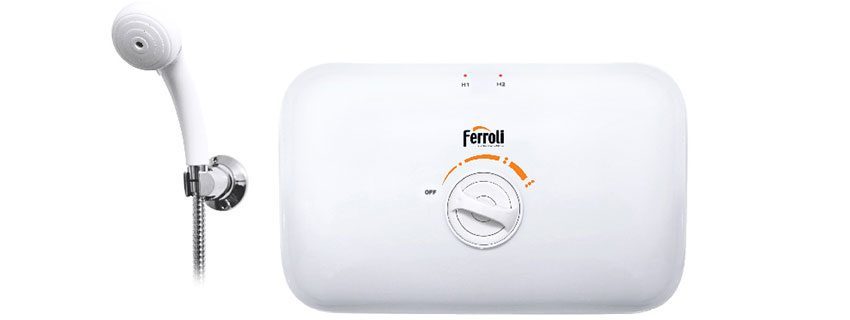 Khả năng kết nói với nhiều vòi của máy nước nóng trực tiếp Ferroli Rita FS-4.5TM