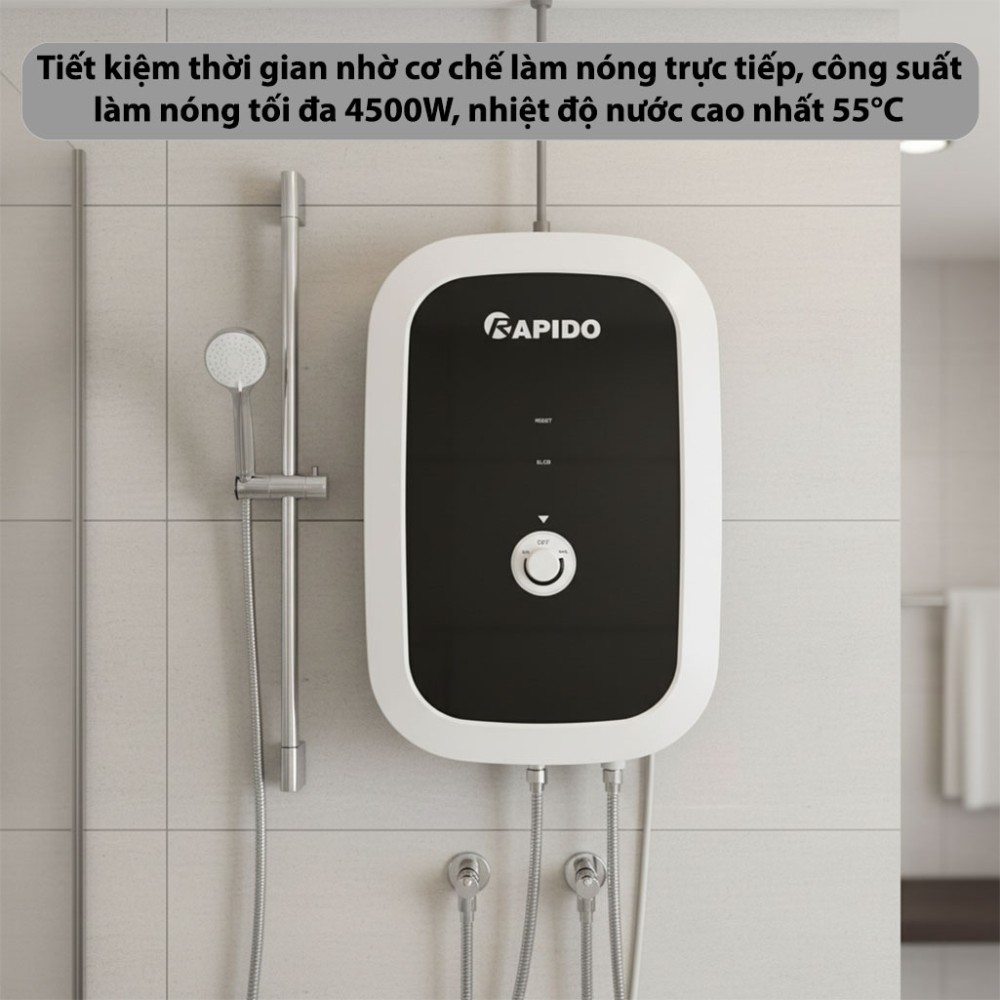 Máy nước nóng trực tiếp Rapido Stern RIG–SN4.5 - Hàng chính hãng