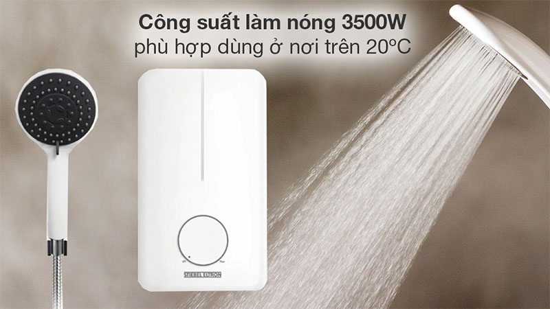 Công suất của Máy nước nóng trực tiếp Stiebel Eltron 3500W DE-35-EC