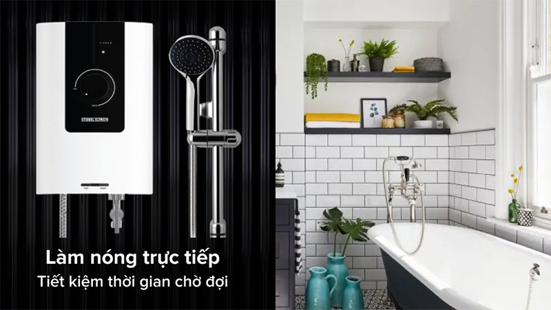 Cơ chế làm nóng nước của Máy nước nóng trực tiếp Stiebel Eltron 4500W WS-45-EC