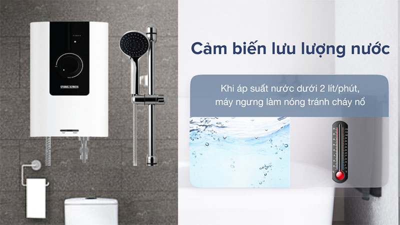 Cảm biến lưu lượng nước của Máy nước nóng trực tiếp Stiebel Eltron 4500W WS-45-EC