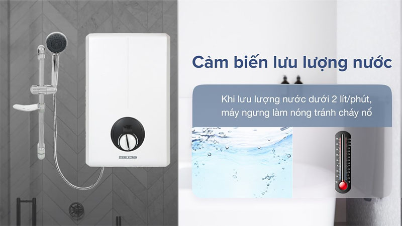 Cảm biến lưu lượng nước của Máy nước nóng trực tiếp Stiebel Eltron 4500W XGL-45-EC