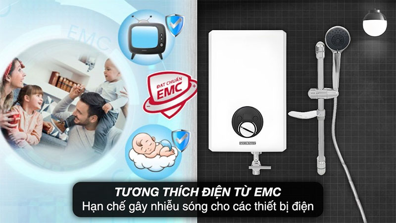 Tính năng tương thích điện từ của Máy nước nóng trực tiếp Stiebel Eltron 4500W XGLP-45-EC