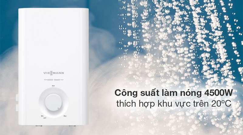 Công suất mạnh mẽ tiết kiệm điện năng và thời gian