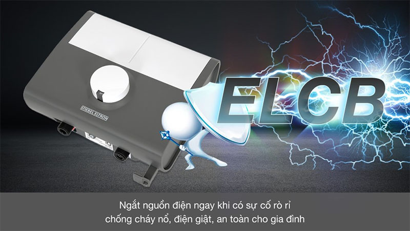 Cầu giao chống giật của Máy nước nóng trực tiếp đa điểm (Multi Point) Stiebel Eltron 6000W DDH-6-EC