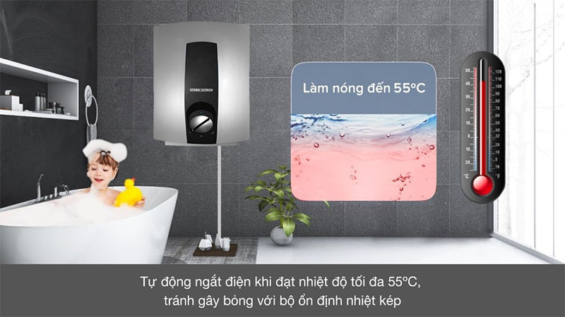 Bộ cảm biến nhiệt của Máy nước nóng trực tiếp đa điểm (Multi Point) Stiebel Eltron 6000W DHC-6-EC