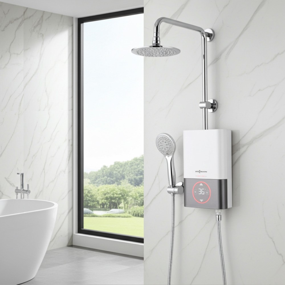 Máy nước nóng trực tiếp Viessmann Vitowell Easy D1 45P-V ( Có bơm) - Hàng chính hãng