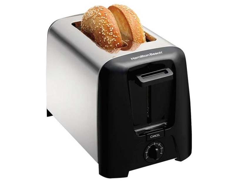 Máy tự động ngắt, khi bánh mì nướng xong sẽ tự động được đẩy lên 