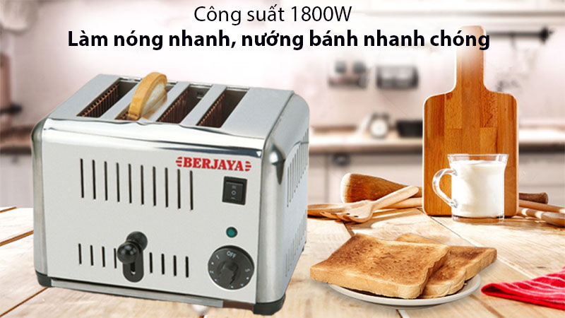 Công suất của Máy nướng bánh mì sandwich Berjaya BJY-T4