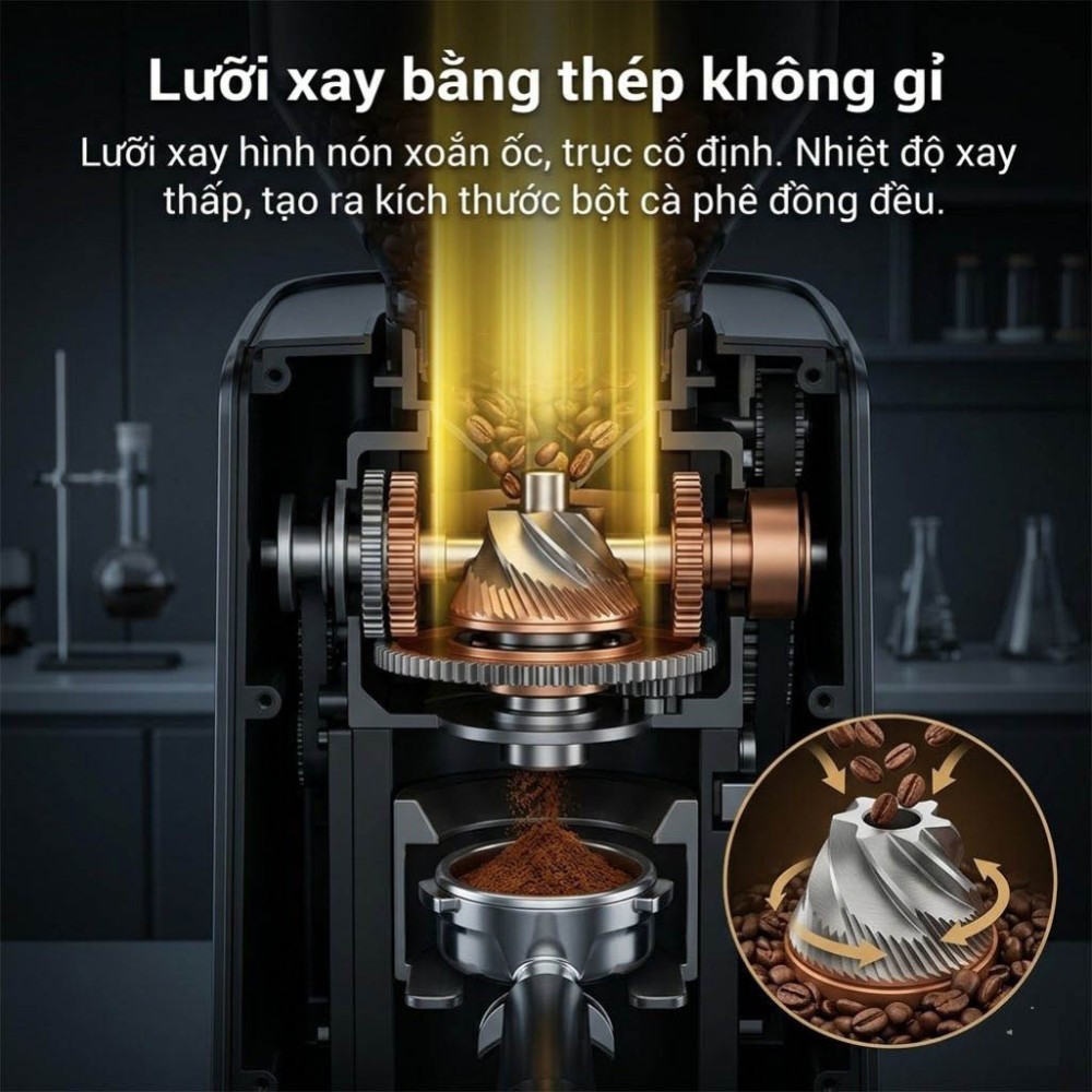 Máy pha cà phê Gemilai S-3200B - Hàng chính hãng