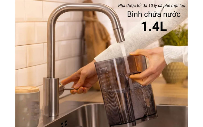 Dung tích bình chứa nước của Máy pha cà phê Bosch TKA3M133