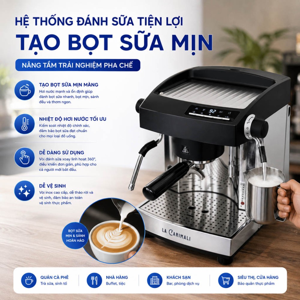 Máy pha cà phê Carimali CM400 - Hàng chính hãng