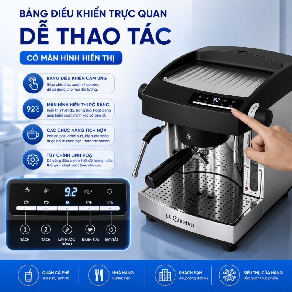 Máy pha cà phê Carimali CM400 - Hàng chính hãng