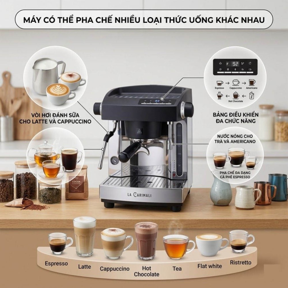 Máy pha cà phê Carimali CM400 - Hàng chính hãng
